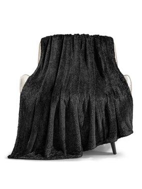 Plush Faux Fur Blanket Long Hair Throw Soft Cozy Warm Lightweight Bed Couch